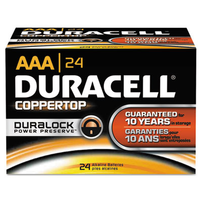 Duracell Coppertop Alkaline
Batteries, AAA, 24/Box
Preserve Technology