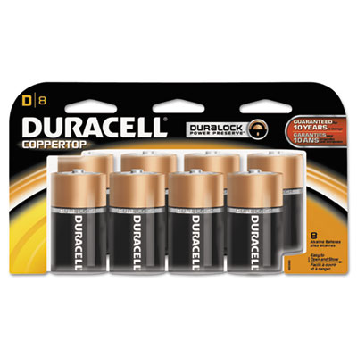 Duracell Coppertop Alkaline
Batteries, D
Preserve Technology