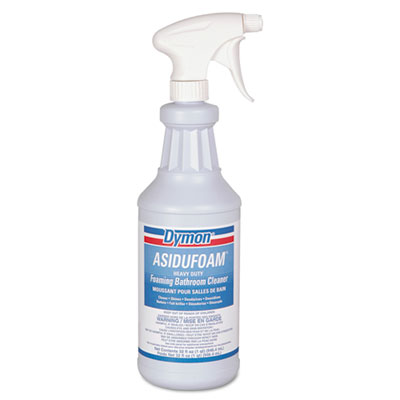 Dymon Asidufoam Heavy-Duty Bathroom Cleaner, 32oz, Bottle