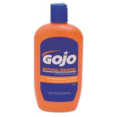 GOJO Natural Orange Pumice
Hand Cleaner, 14 oz Bottle