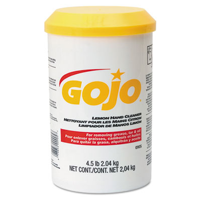 GOJO Lemon Hand Crme Cleaner,
Lemon Scent, 4.5 lb Tub