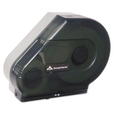 Georgia Pacific Jumbo Jr.
Tissue Dispenser w/Stub Roll
&amp; Mandrel, 6-3/8 x 16-7/8 x
14-1/8, Smoke