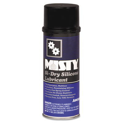 Misty Si-Dry Silicone Spray Lubricant, Aerosol Can, 11oz