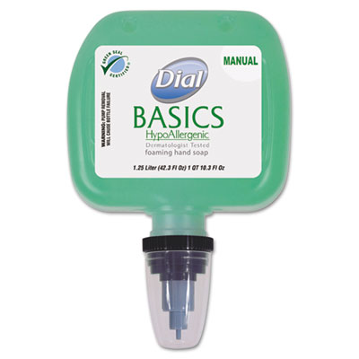 Dial Basics Foaming Hand Soap, Green, 1.25 L Dual