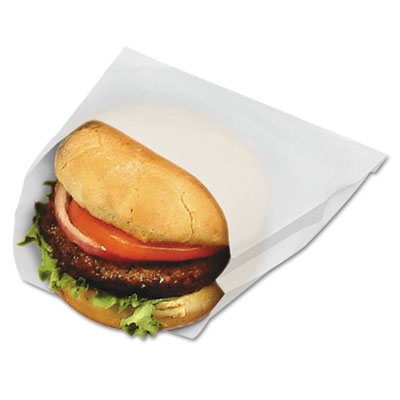 Bagcraft Papercon Open-Top Grease-Resistant Sandwich