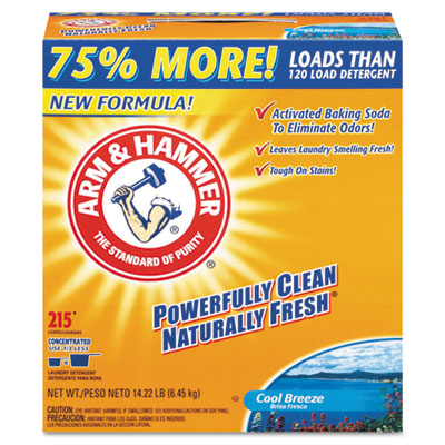 Arm &amp; Hammer Laundry
Detergent, 14.22 lb Box