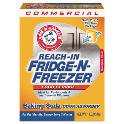 Arm &amp; Hammer Fridge-N-Freezer
Pack Baking Soda, Unscented,
Powder, 16 oz