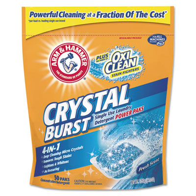 Arm &amp; Hammer Crystal Burst Power Paks, Single Use Packet
