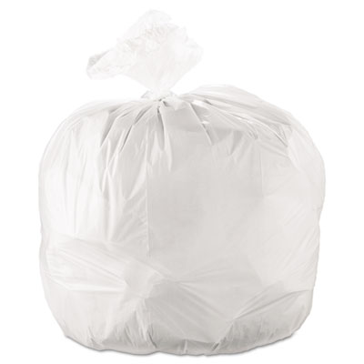 Jaguar Plastics Cub
Commercial Low-Density Can
Liners, 38 x 58, 60-Gal, 0.9
Mil, White, 45/Roll