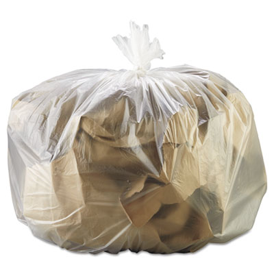 GEN High-Density Can Liner,
33 x 39, 33-Gallon, 16 Micron
Equivalent, Clear
