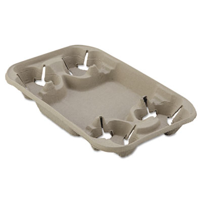 Chinet StrongHolder Molded Fiber Cup/Food Tray, 8-22oz,