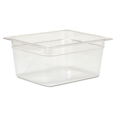 Rubbermaid Commercial Cold
Food Pans, 9 1/3qt, 10 3/8w x
12 4/5d x 6h, Clear