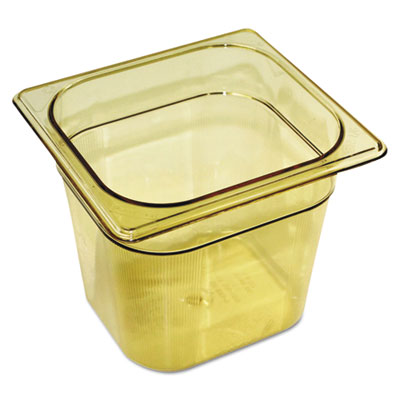 Rubbermaid Commercial Hot
Food Pans, 2 1/2qt, 6 3/8w x
6 7/8d x 6h, Amber