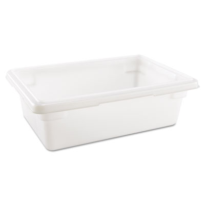 Rubbermaid Commercial
Food/Tote Boxes, 3.5gal, 18w
x 12d x 6h, White