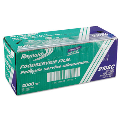 Reynolds Wrap PVC Food Wrap
Film Roll in Easy Glide
Cutter Box, 12&quot; x 2000 ft,
Clear