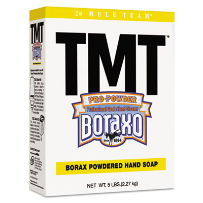 Boraxo TMT Powdered Hand
Soap, Unscented Powder, 5lb
Box