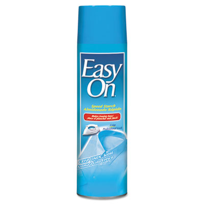 EASY-ON Laundry Speed Starch,
Crisp Linen Scent, Liquid, 20
oz. Aerosol Can