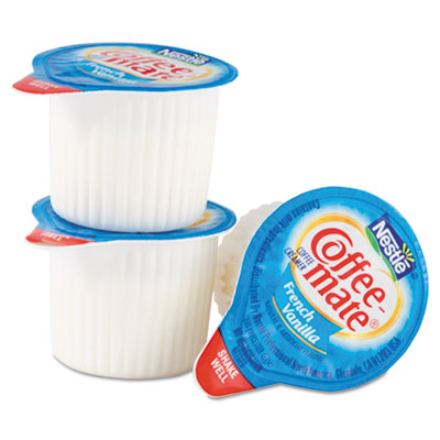 Coffee-mate Liquid Coffee
Creamer, French Vanilla
Flavor .375 oz. Individual
Mini Cups Packed In Serving
Pack