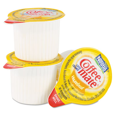 Coffee-mate Hazelnut Creamer, .375 oz., 50 Creamers/Box