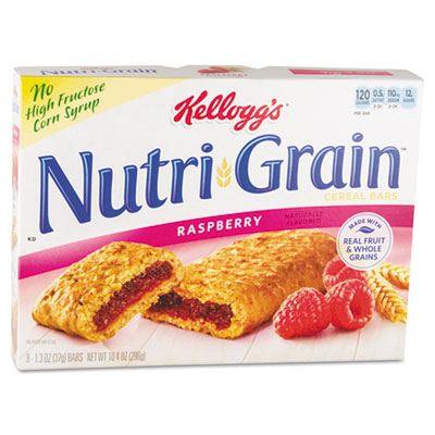 Kellogg&#39;s Nutri-Grain Cereal Bars, Raspberry, Indv Wrapped