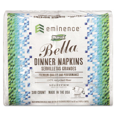 Marcal PRO Premium Bella SnapPac Napkins, 15 x 17,