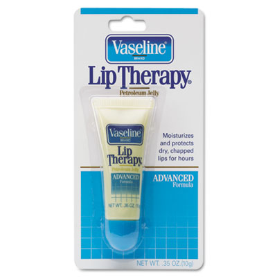 Vaseline Lip Therapy Advanced
Lip Balm, 0.35 oz Tube,
Regular Flavor