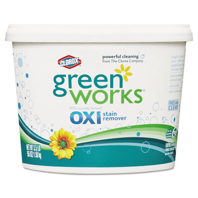 Green Works Naturally Derived
Oxi Stain Remover, Free &amp;
Clear, 56oz Bottle