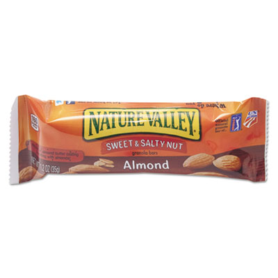 General Mills Nature Valley
Granola Bars, Sweet &amp; Salty
Nut Almond Cereal, 1.2oz Bar