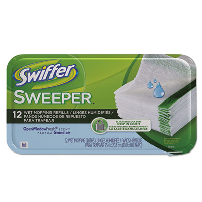 Swiffer Wet Refill System, Cloth, White