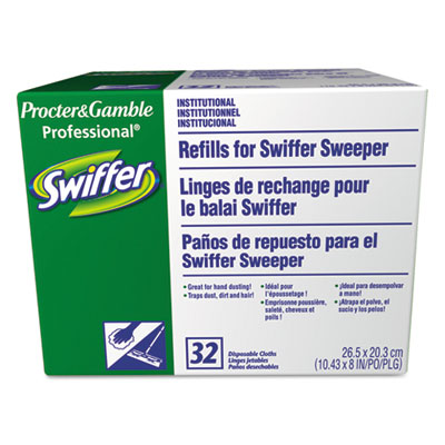 Swiffer Dry Refill System, Cloth, White