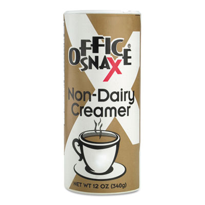 Office Snax Reclosable
Canister of Powder Non-Dairy
Creamer, 12-oz.