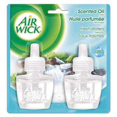 Air Wick Scented Oil Refill, Fresh Waters, 0.67 oz, 2/Pack