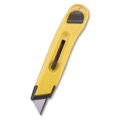 Stanley Plastic Light-Duty
Utility Knife w/Retractable
Blade, Yellow