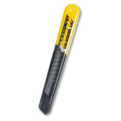 Stanley Straight Handle Knife
w/Retractable 13-Point
Snap-Off Blade, Black/Yellow