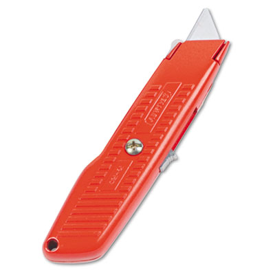 Stanley Interlock Safety
Utility Knife
w/Self-Retracting Round Point
Blade, Orange