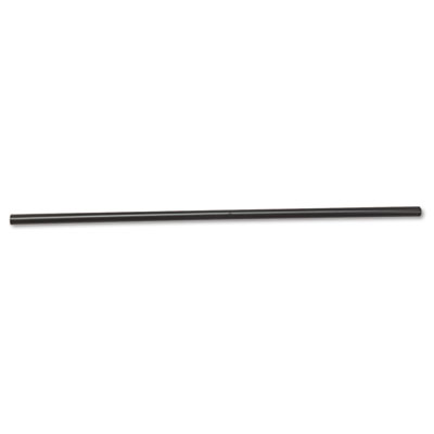 Boardwalk Unwrapped Jumbo
Straws, 7 3/4&quot;, Plastic, Black