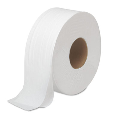 Boardwalk JRT Bath Tissue, Jumbo, Two-Ply, 1000 ft, White