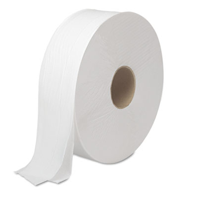 Boardwalk JRT Bath Tissue, Jumbo, Two-Ply, 2000 ft, White