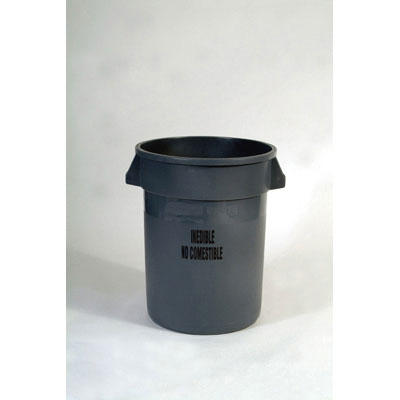 Rubbermaid Commercial Brute Refuse Container W/Imprint,
