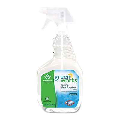 Green Works Naturally Derived
Glass and Surface Cleaner,
32oz Spray Bottle
