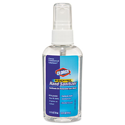 Clorox Unscented Moisturizing Hand Sanitizer, 2-oz. Spray
