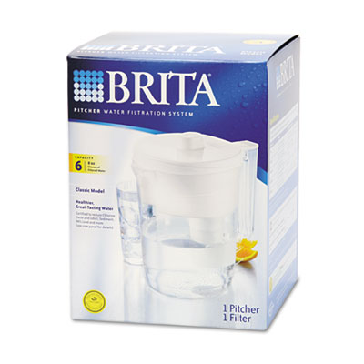 Brita Classic Pour-Through
Pitcher, 48-oz. Capacity