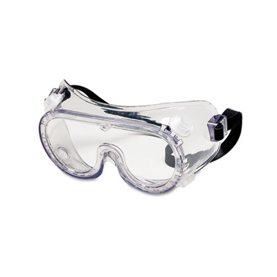 Crews Chemical Safety Goggles, Clear Lens