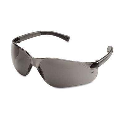 Crews BearKat Safety Glasses, Wraparound, Gray Lens