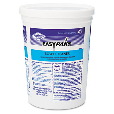 Easy Paks Water Soluble Bowl
Cleaner, .5 oz Packets