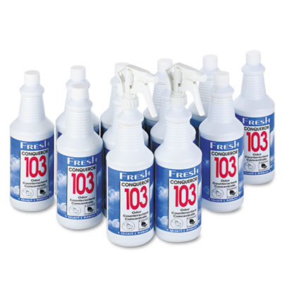 Fresh Products Conqueror 103
Odor Counteractant
Concentrate, Lemon, 32 oz
Bottle