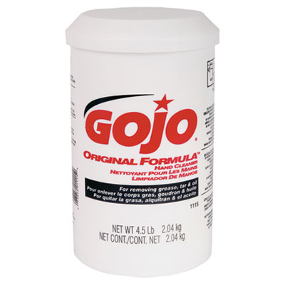 GOJO ORIGINAL FORMULA Hand
Cleaner, 4.5 lb, White