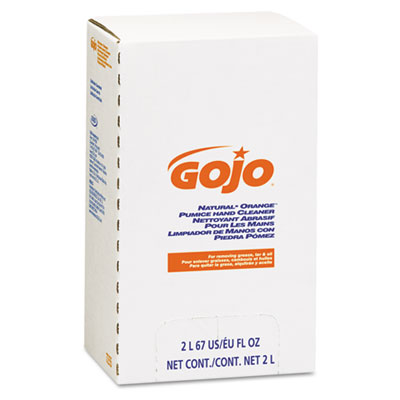 GOJO NATURAL ORANGE Pumice
Hand Cleaner Refill, Citrus
Scent, 2000 mL