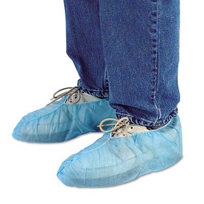 Impact Disposable Shoe
Covers, Spun-Bonded
Polypropylene, Blue