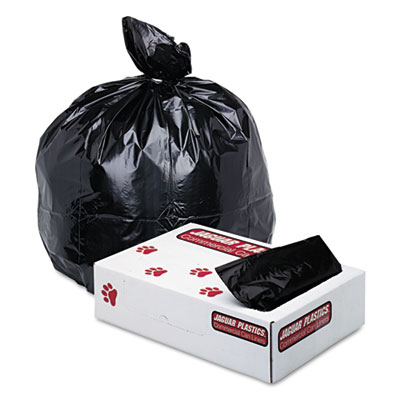 Jaguar Plastics Low-Density Can Liner, 40 x 46,